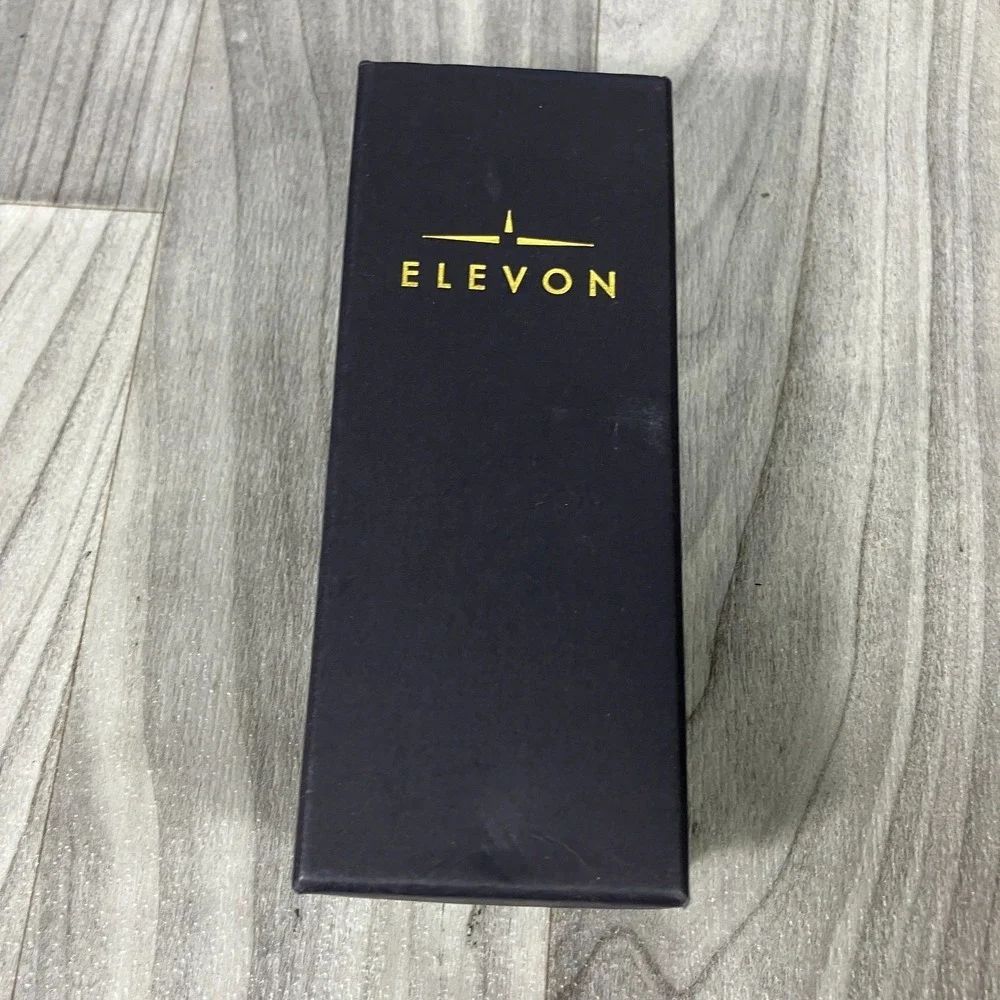 Elevon Von Braun Leather-Band Watch w/Date - ELE112-1 RARE‎